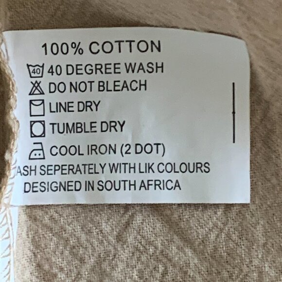 NWT African Mood Cotton Sleeveless Button Up Shirt Dress Tunic XL Beige 133i - Picture 8 of 10